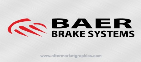 BAER Performance Brakes Decals 01 - Pair (2 pieces)